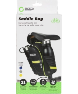 Borsa da sella per bicicletta sparco in nylon, 26x8,8x7 cm